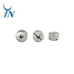 M3 Iron C1215 Cross Thread Straight Knurled Thumb Nuts