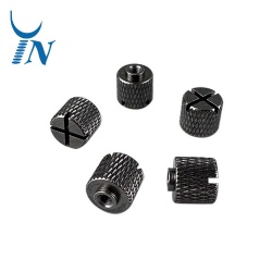 M3 Iron C1215 Cross Thread Diamond Knurled Thumb Nuts